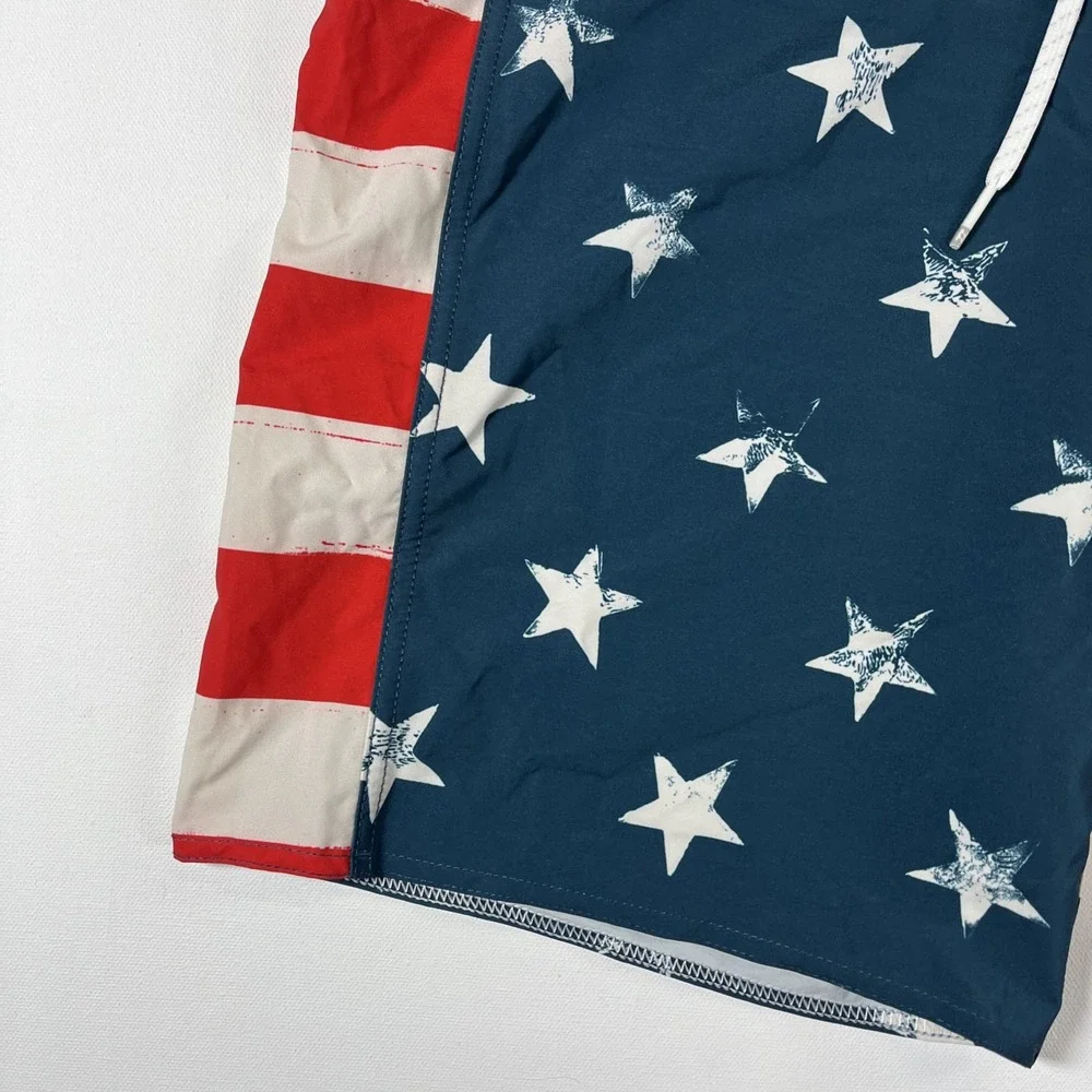 Billabong Dbah Pro Board Shorts American Flag Surf Free Or Die Men's 34
